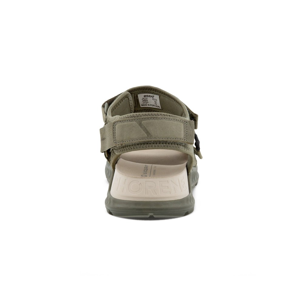 Sandalias Hombre - ECCO Exowrap 3S Velcro - Verde Oliva - ORX781564